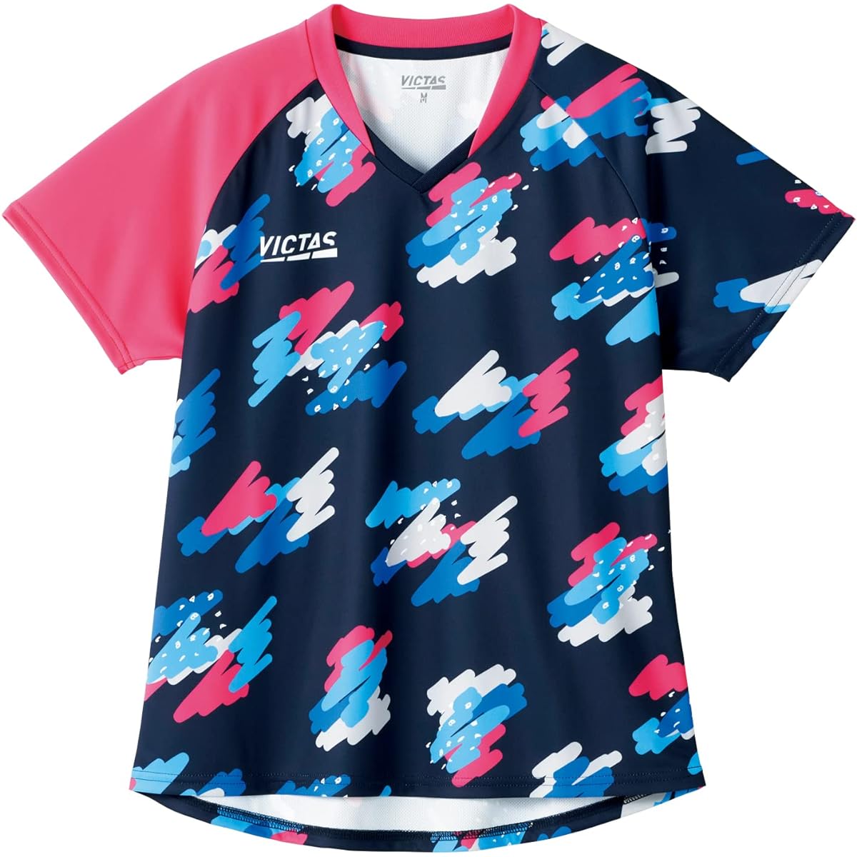 VICTAS Table Tennis Splash Ladies Game Shirt (SPLASH LGS) J.T.T.A (Japan Table Tennis Association) Officially Approved 612204