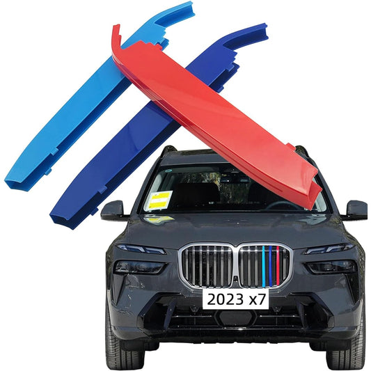 LANYUN BMW X7 G07 Grill Accessories ABS Color Grill Insert Torim Grill Stripe with 7 vertical beams