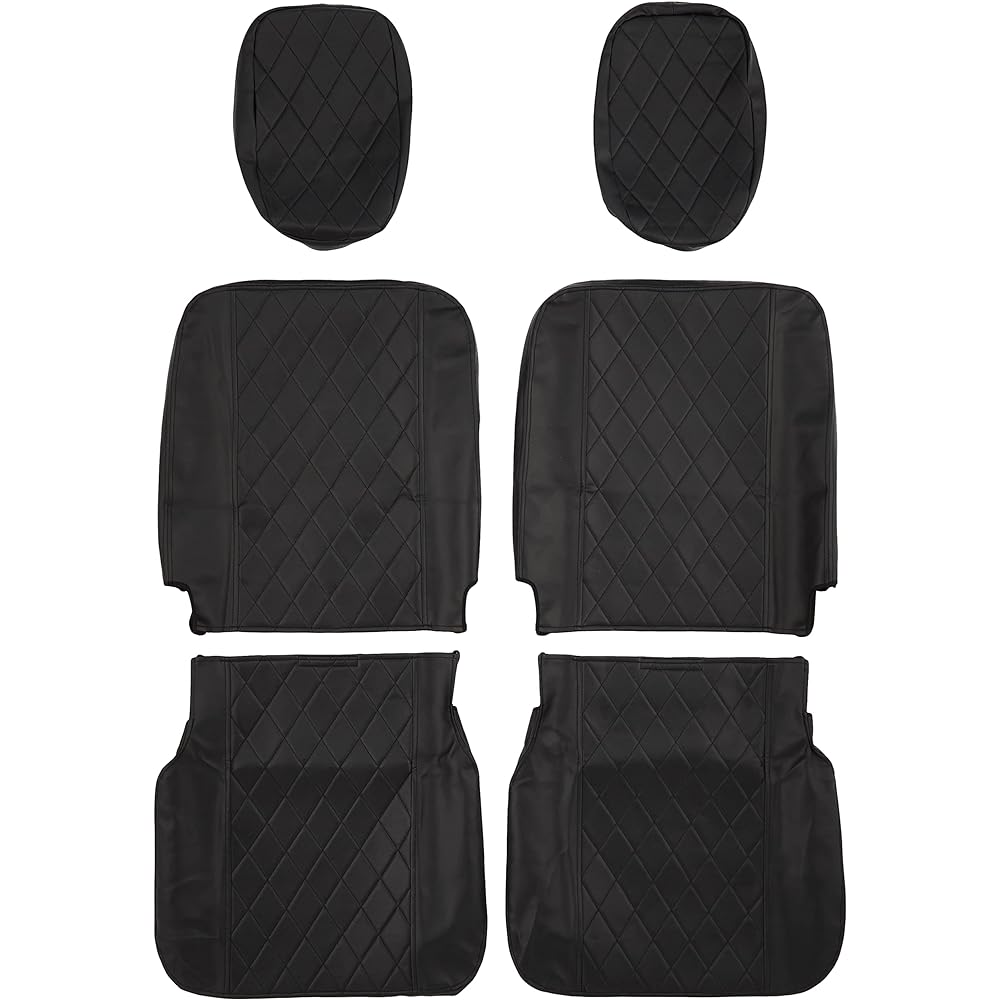 BONFORM Vehicle Specific Seat Cover Diamond Quilt Daihatsu Hijet 14 Black 4368-08BK