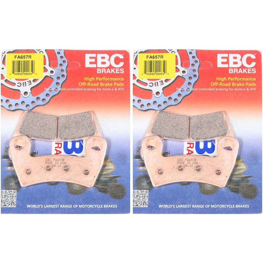 EBC Brake Pad FA657R (2 packs -2 Rotors enough)