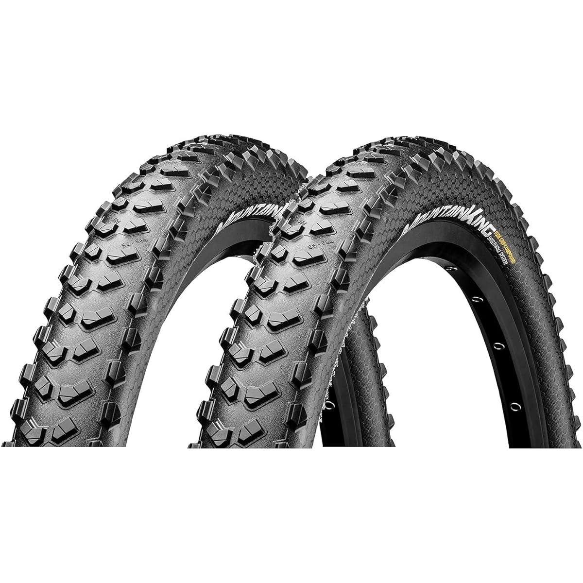 Set of 2 Continental Mountain King Performance Tubeless Ready Mountain King Performance (26x2.30) [Parallel Import]