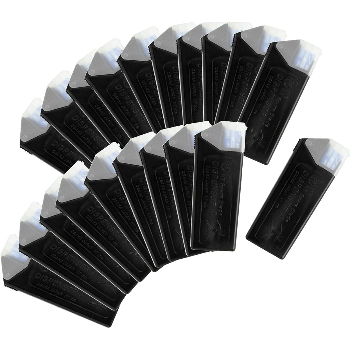 NT Cutter Spare Blade Set of 20 Eco Silver BA-160e-20