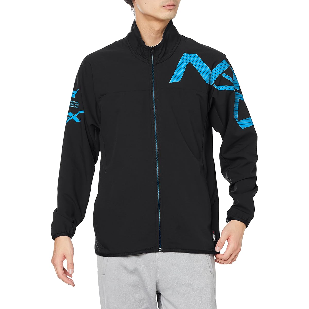 [Mizuno] Training Wear N-XT Move Cross Jacket Sweat Absorbent Quick Drying Stretch Slim Fit 32JC2220 Men's