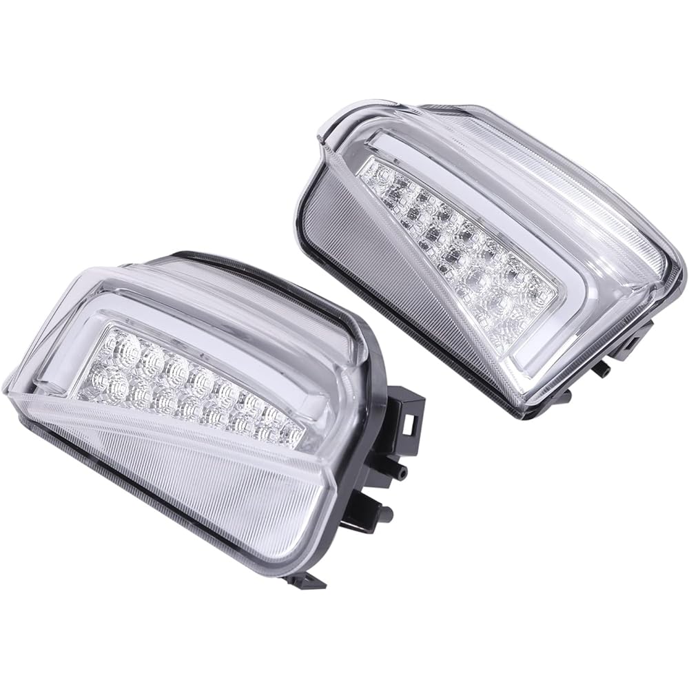 Toyota Prius ZVW30 Series Late Daylight LED Fiber Equipped Front Bumper Turn Signal Left and Right Set White Amber Light Clear Lens Smoke Lens Various General Purpose External Products (Clear Lens)