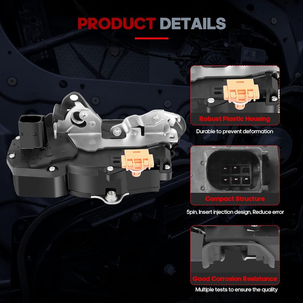 CCIYU Door lock actuator door latch Right 2005-2010 Chevrolet Equinox 2010 GMC Terrain 2006-2009 PontiaC Torrent 931-137