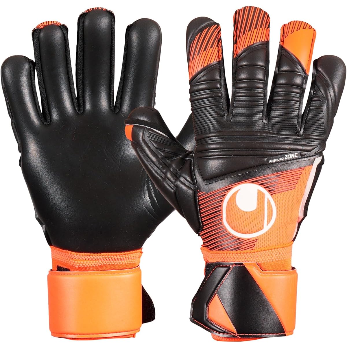 uhlsport Match Durable Soccer GK Keeper Gloves Super Resist Half Negative