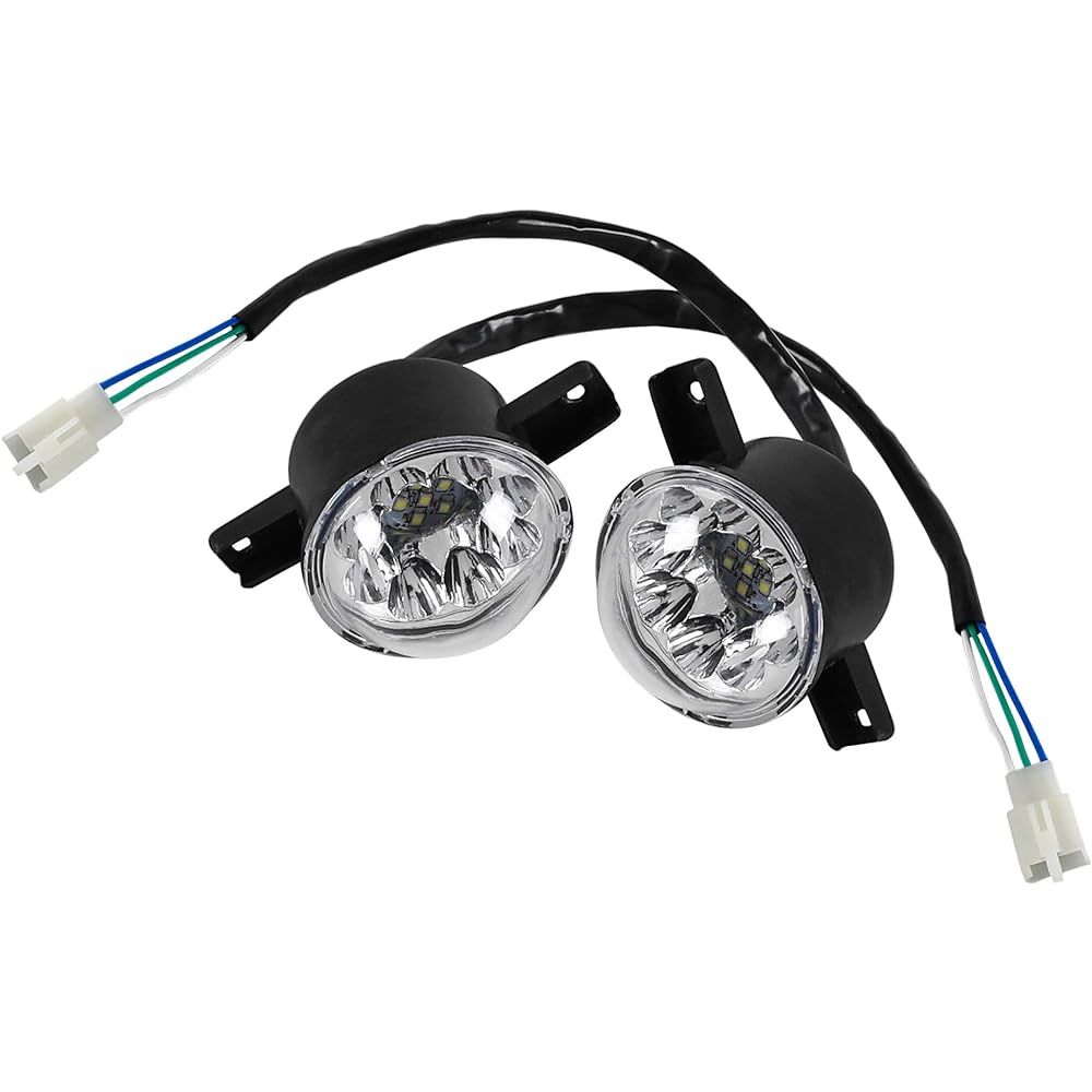 WPHMOTO 2 X LED Headlight ATV QUAD 110cc 125cc 150cc Coolster Peace Utility