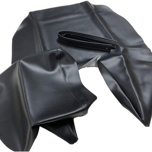 Yamaha Zeal 250 Front and Rear Seat Set Specially Designed Seat Cover Made in Japan (Thick Fabric) [Fabric Color: Black/Tandem Belt Included] Reupholstery Type CHRIS-YCH2075-C10B36