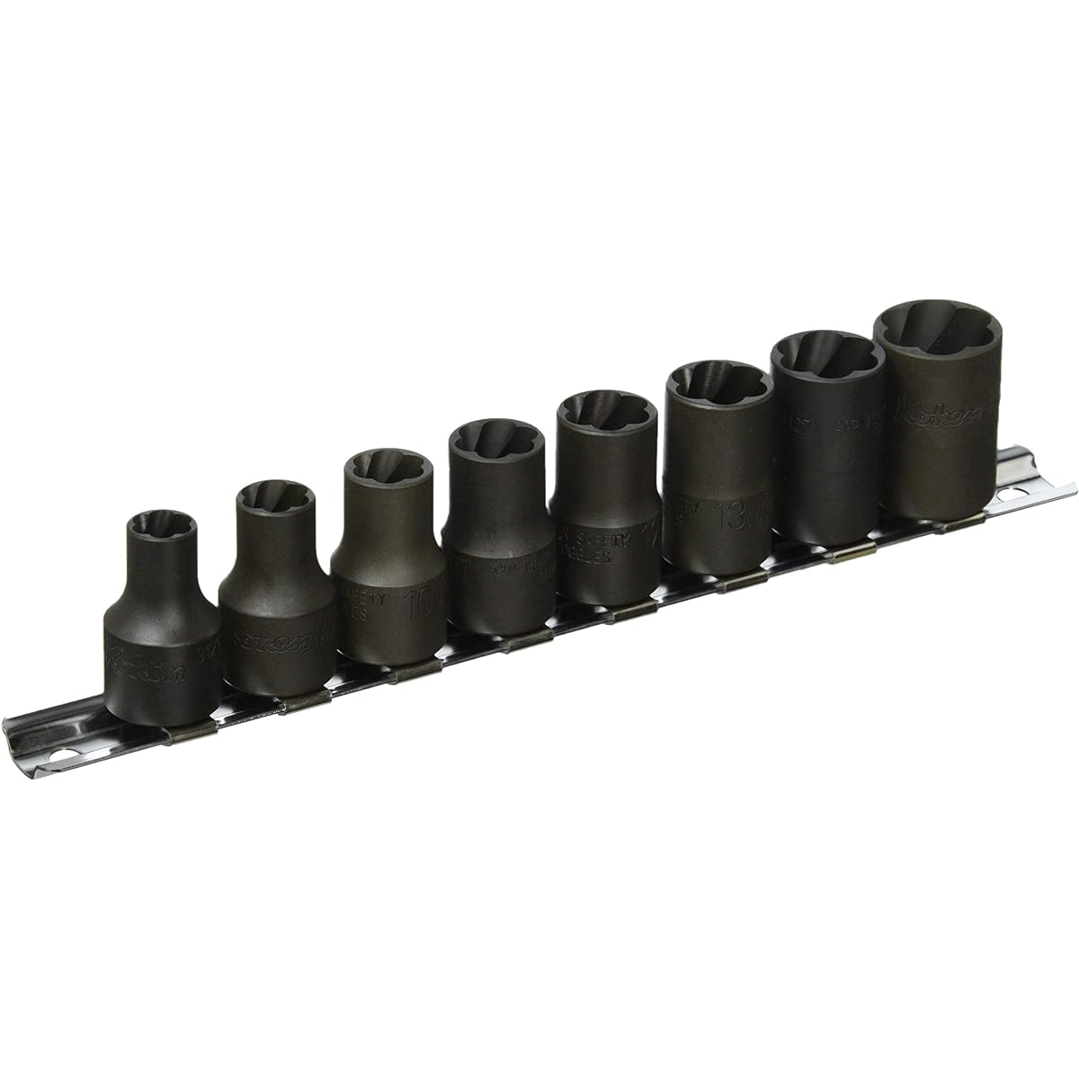 Yamashita Industrial Research Institute Koken 3/8 (9.5mm) SQ. Nut twister rail set 8 pieces RS3127/8