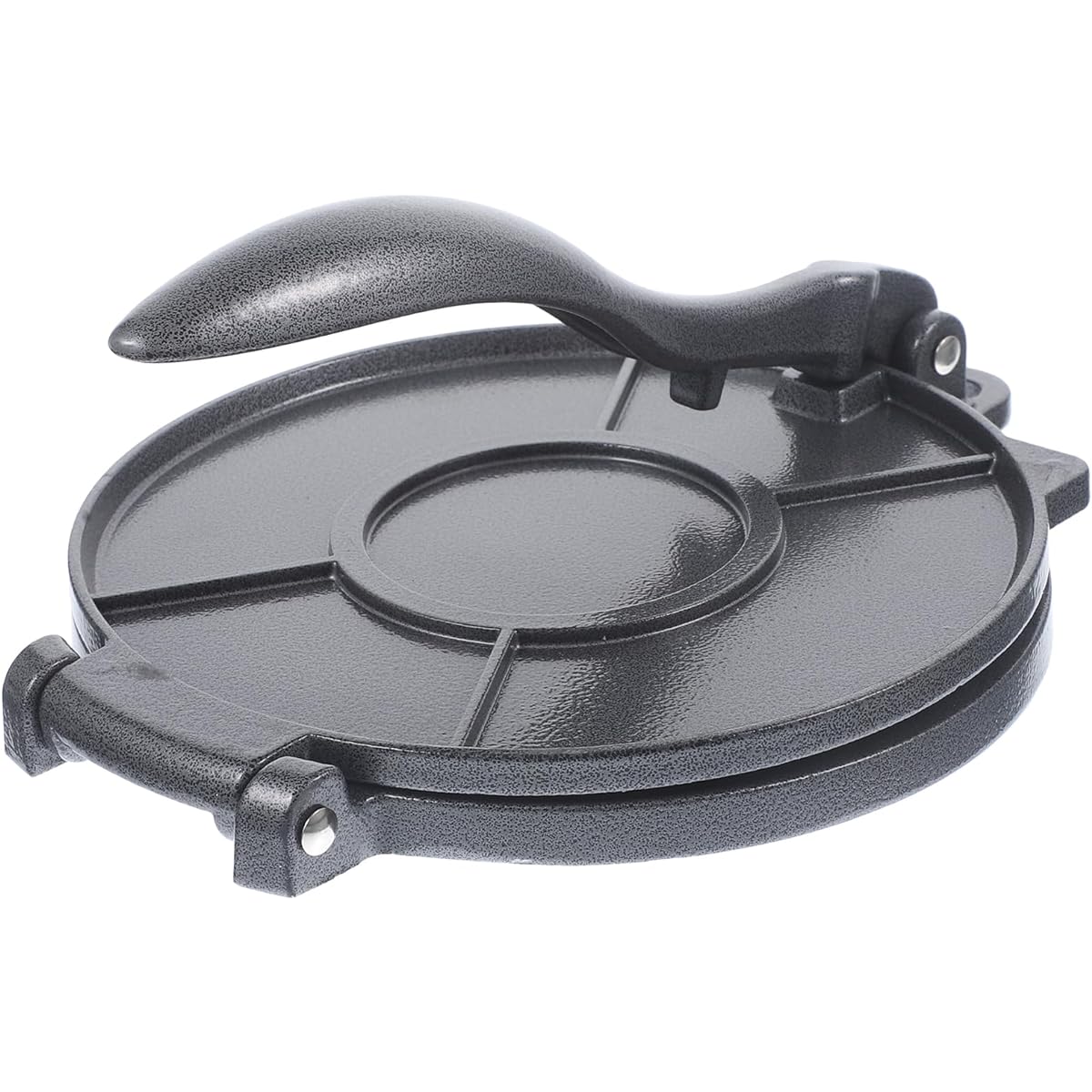 NUOLUX Tortilla Maker 20cm Tortilla Press Aluminum Foldable Easy to Use Forming Tool Cookware Kitchen Utensils Gray