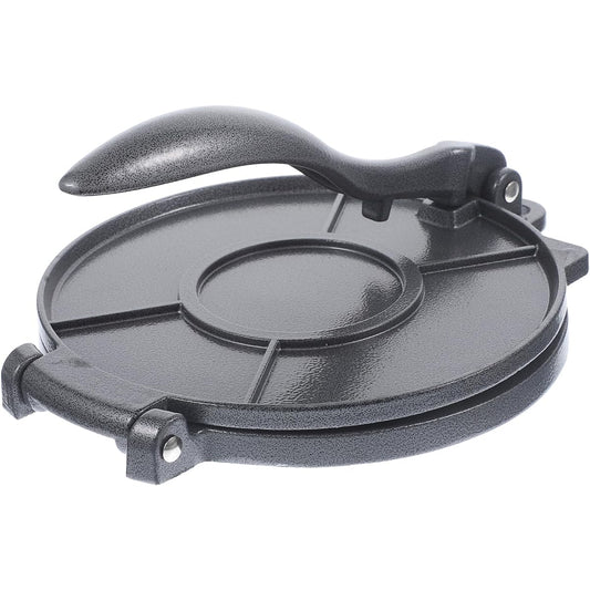 NUOLUX Tortilla Maker 20cm Tortilla Press Aluminum Foldable Easy to Use Forming Tool Cookware Kitchen Utensils Gray