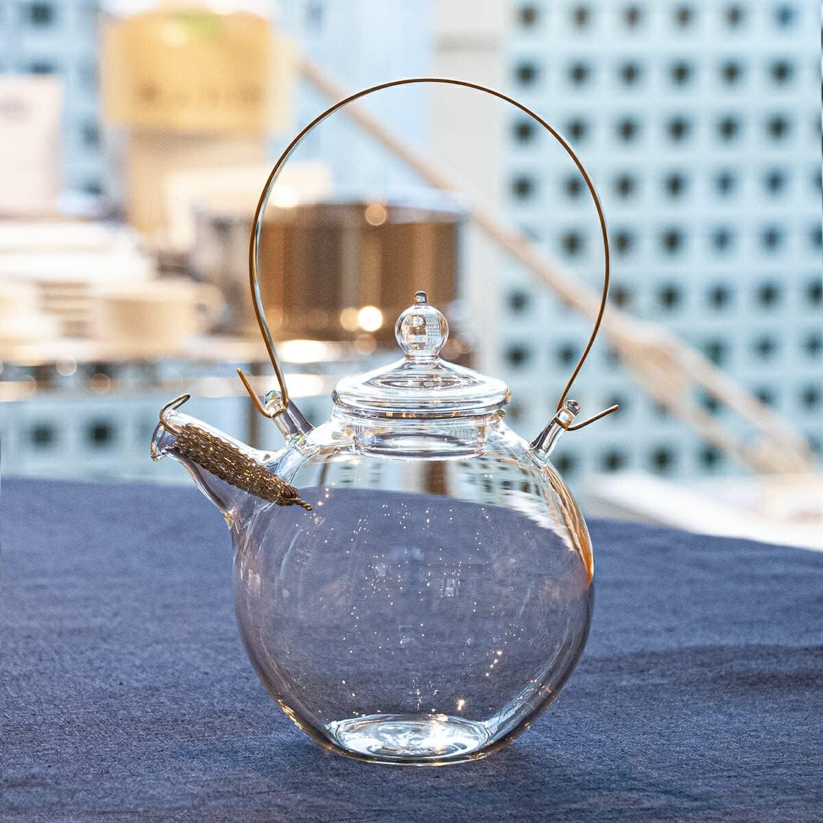 Glass Studio Craft-U (Craft U) Round Pot 0.5L [Made in Japan]