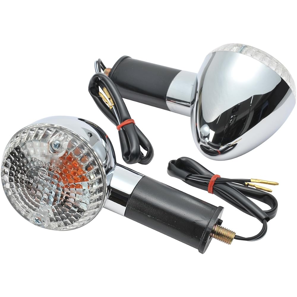 Zephyr 400 750 1100 ZRX2 W400 W650 Eliminator 125 250LX Vulcan Rear Turn Signal Clear Single Ball Rear Turn Signal Stay Genuine Replica / 46490