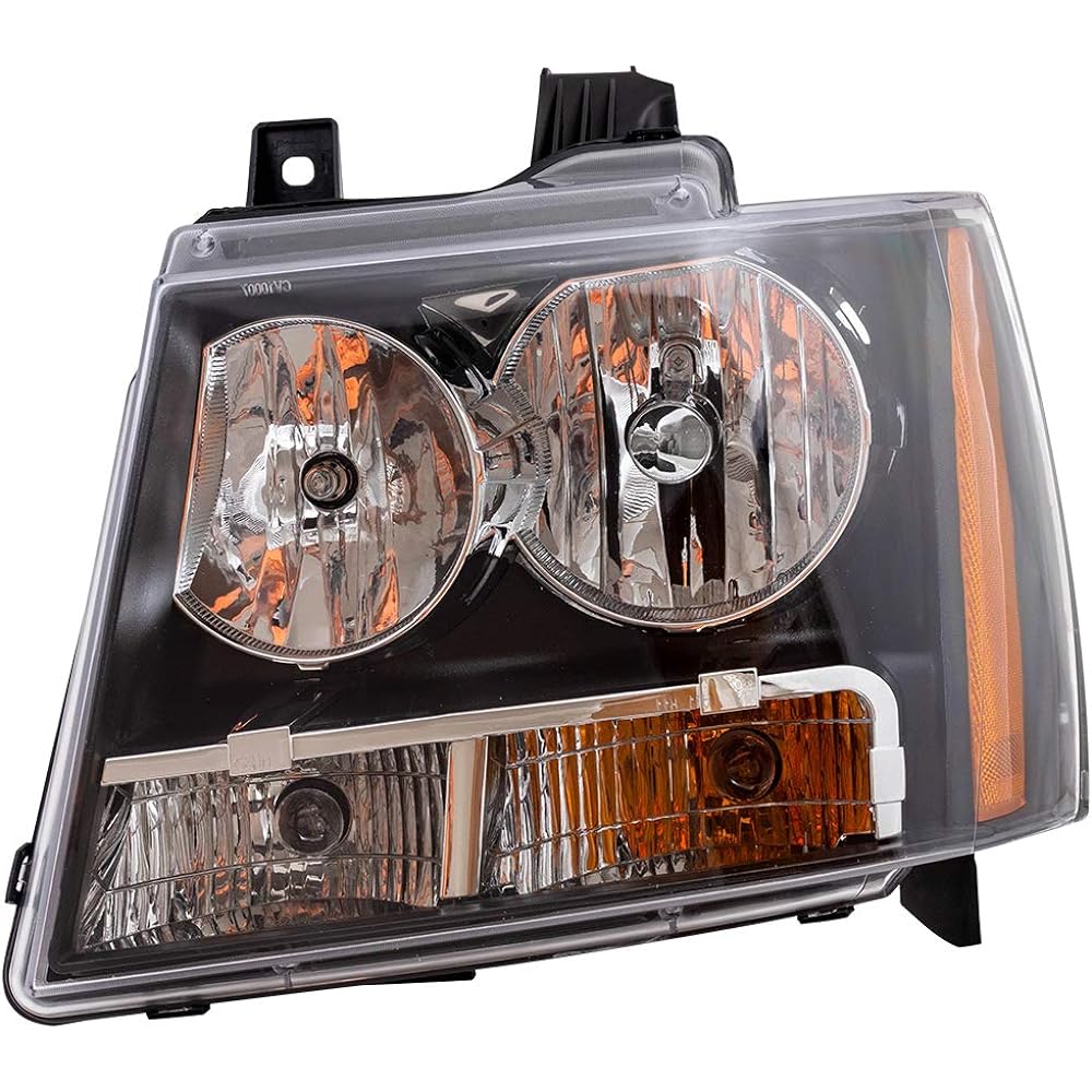 After replacement driver headlights 2007-2014 TAHOE SUBURBAN 2007-2013 AVALANCHE Pickup Truck 20760578