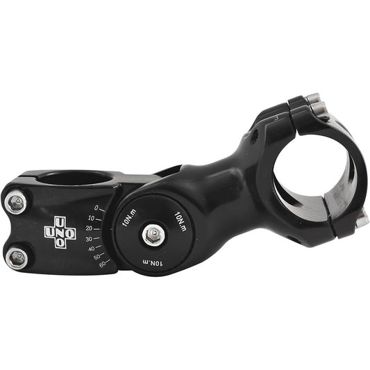 kalloy [UNO] AS-820 2D FORGED Angle Adjustable (Variable) Ahead Stem 31.8mm Diameter Black/95mm AS-820-95B