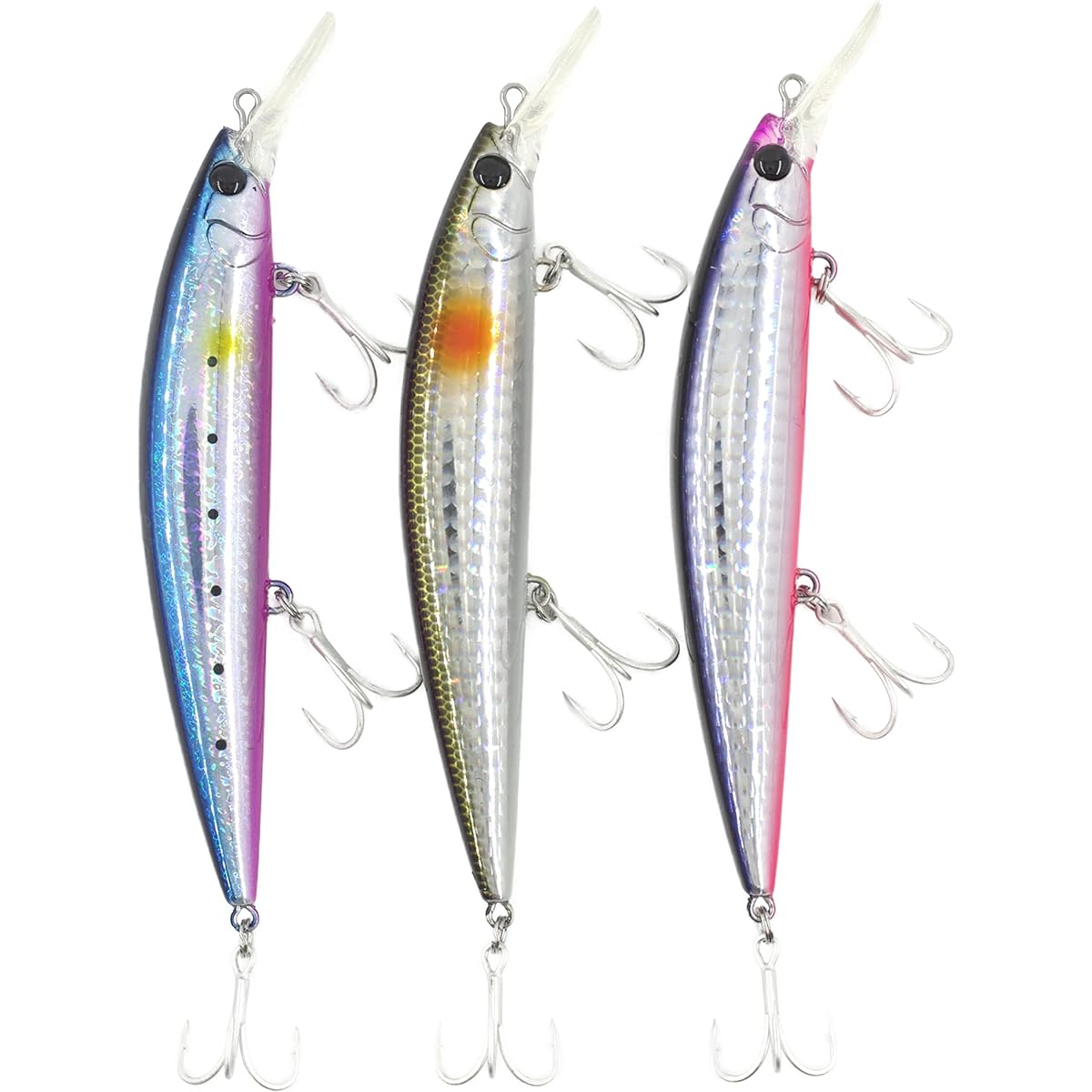 110s 37g [TSURINOYA] Fixed low center of gravity heavy sinking minnow 110mm Bluefish Amberjack White-eye Yellowtail Flounder Maggochi DW125