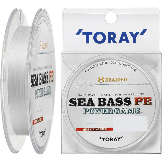TORAY PE Line Seabass PE Power Game 150m 8 Strands White