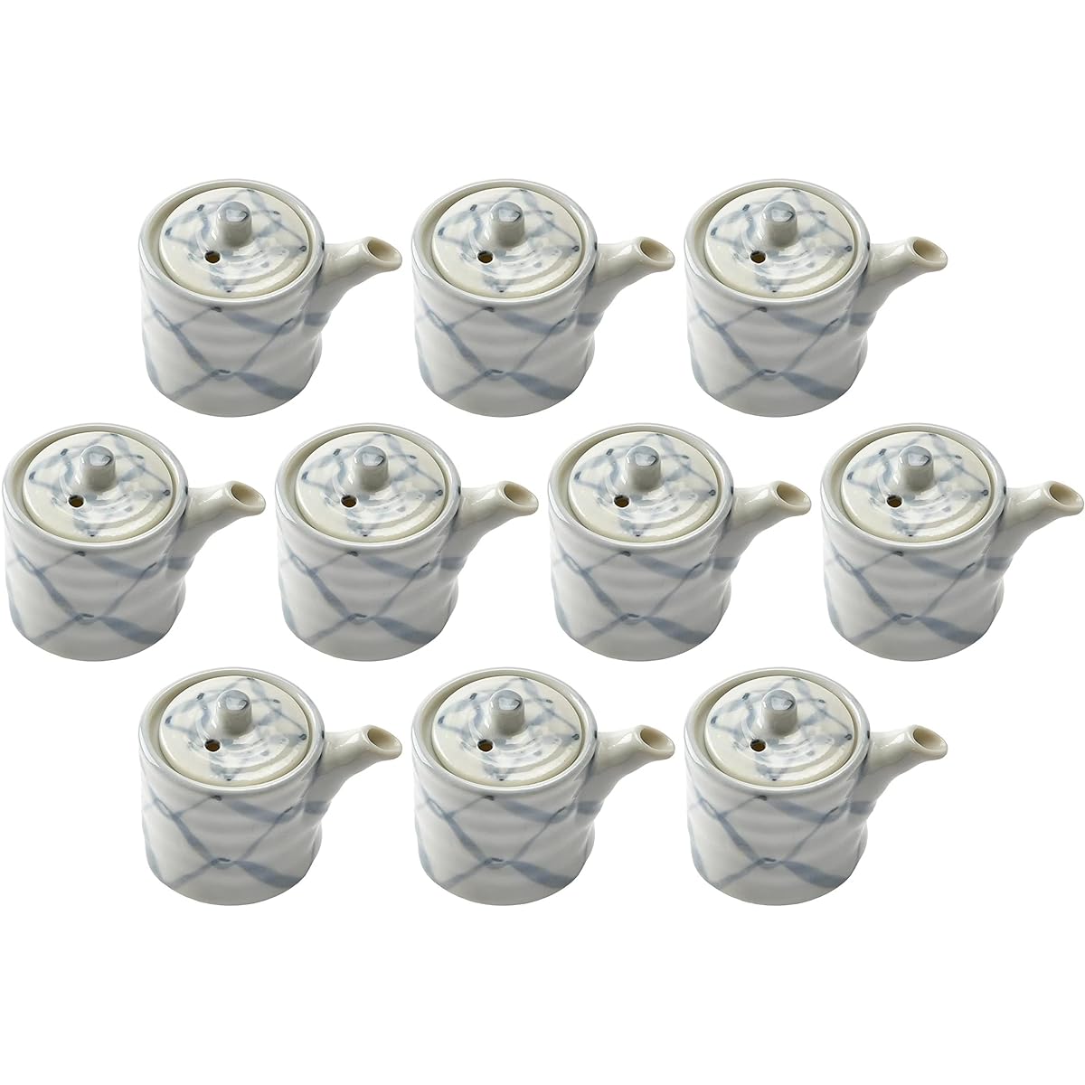 Set of 10 Hand-painted Ami Tubular Mini Juice [46 x 55mm] | Bowl