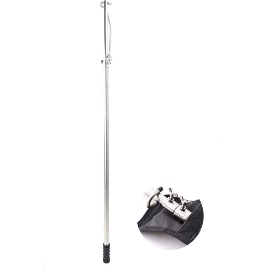 UJack Lantern Stand, Hammer Lantern Stand, Stainless Steel, Drive-In, Freestanding, Storage Case Included