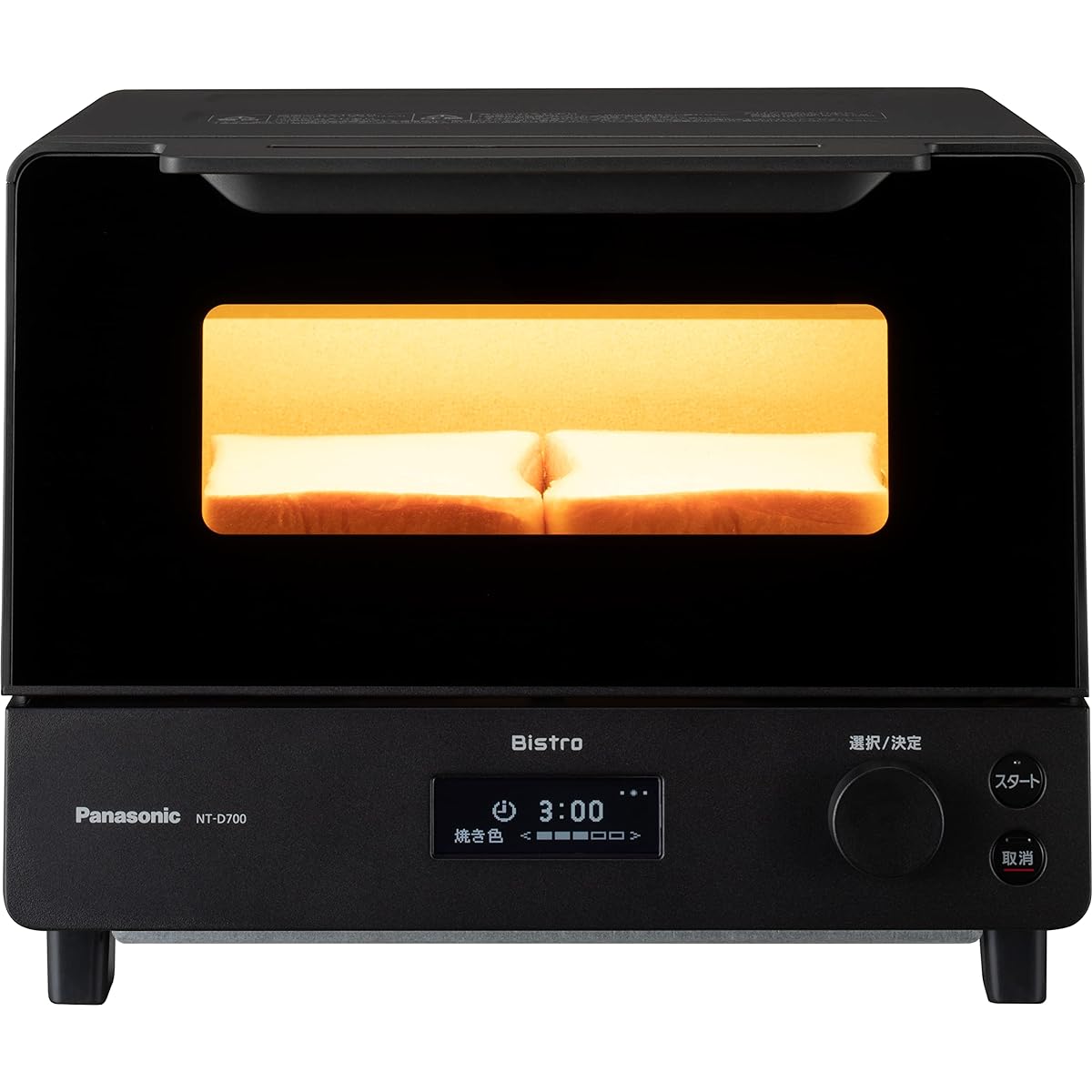 [Featured on TV! ] Panasonic Toaster Oven Toaster Bistro 8 Level Temperature Adjustment Oven Cooking Baked Sweet Potato NT-D700-K