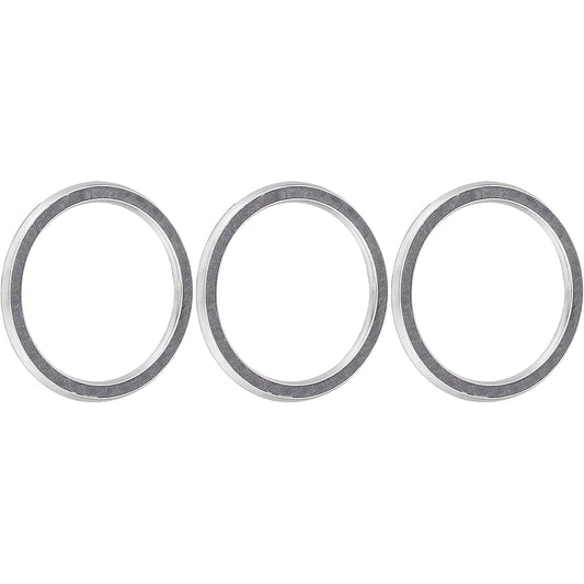 mut Toyota manual air conditioner dial ring (silver carbon) 3pcs H17.12~
