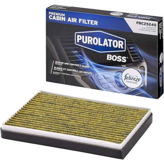 PUROLATOR PBC25245 PUROLATORBOSS Premium Cabin Air Filters Fabreies Freshness Chevrolet, Buick, Pontiac, All -Zmobill