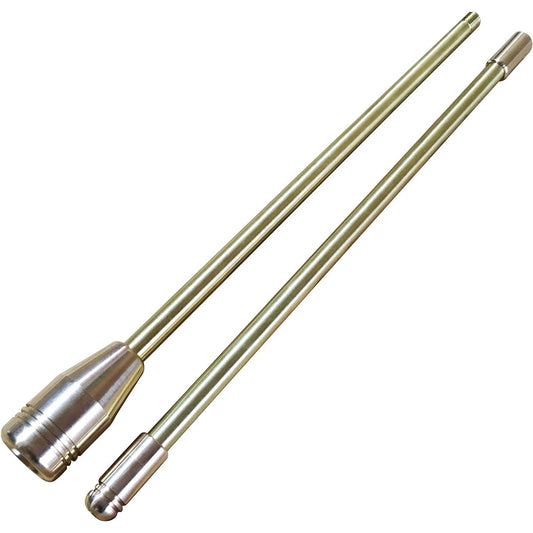 [Nara Dogu Seisakusho] ALL brass fire blowing stick "Nara Blaster" 2 pieces 60cm Gold Medium