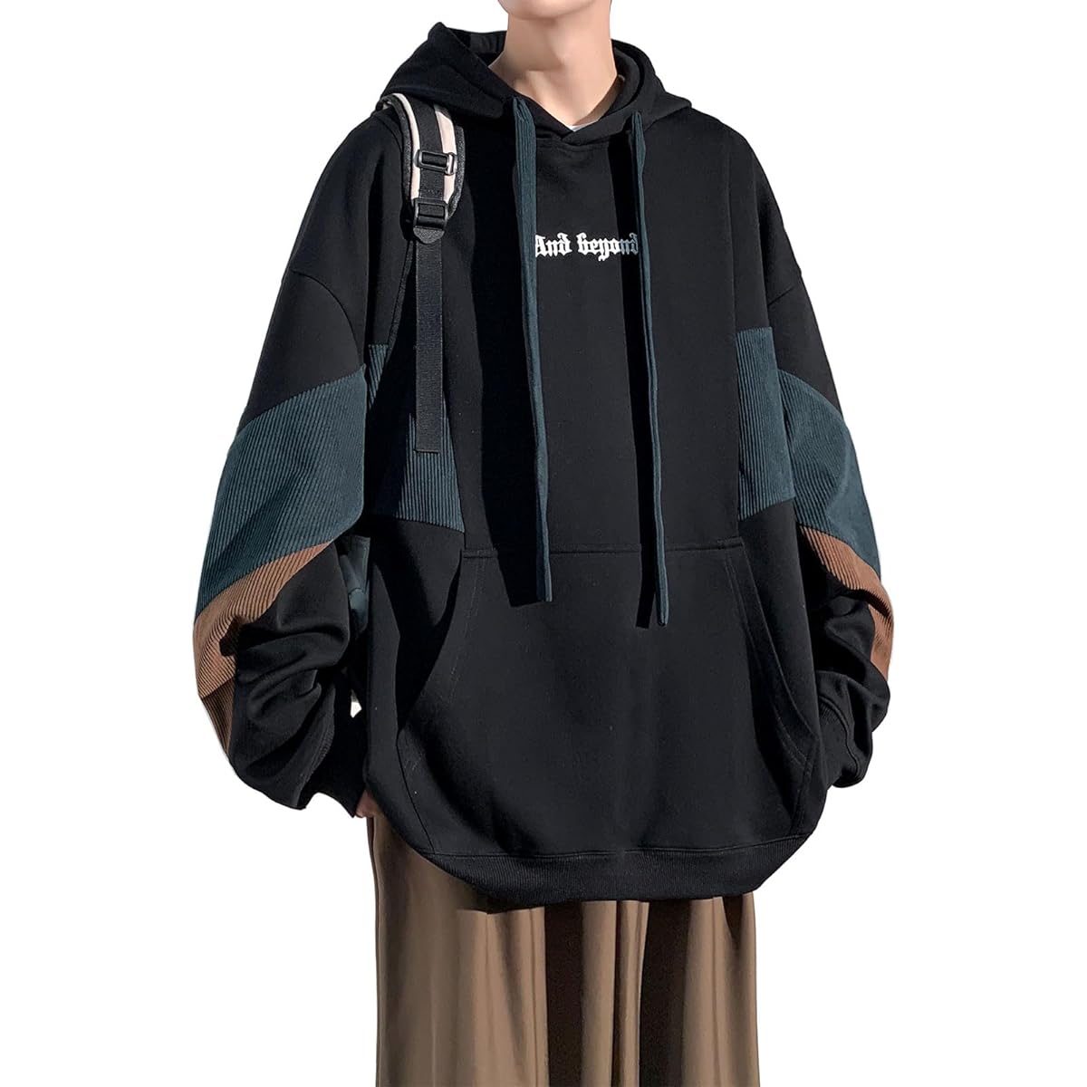 [DIPPCO] Men's Hoodie, Long Sleeve, Autumn/Winter, Pullover, Hooded Sweatshirt, Unisex, Trendy, Comfortable, Loose, Versatile, Fashion, Large Size