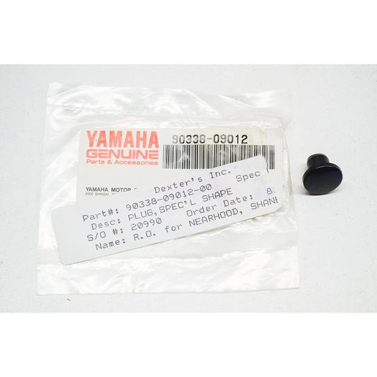 YAMAHA 90338 - 09012 - 00 plug, specs' L shape; 903380901200