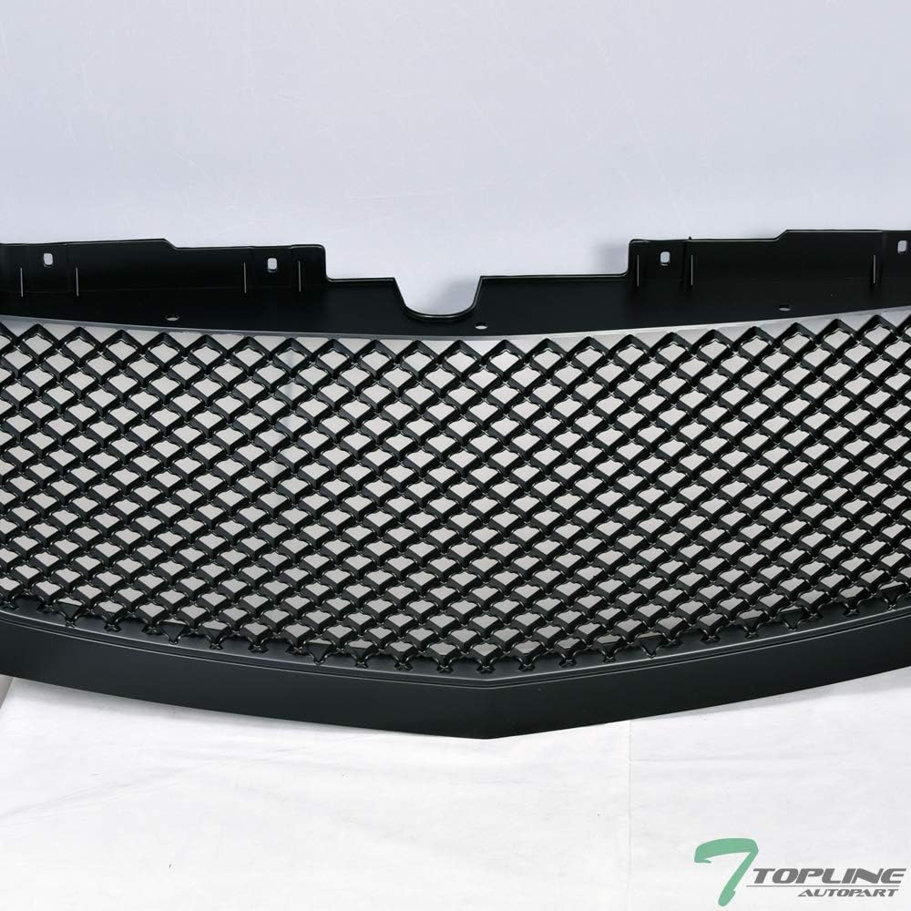 TLAPS 742240368367 2007-2014 CADILLAC ESCALADE/EXT Mat Black Mesh Front Bumper Grill