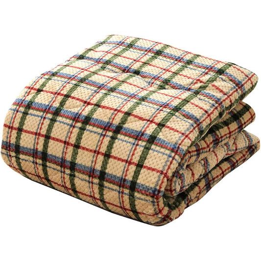 Ikehiko Bedding Comforter Danran Futon Large Rectangular Allie Approx. 190 x 320 cm Beige #5557239