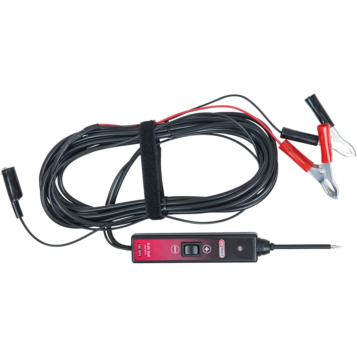 KS TOOLS Test probe 6-24V DC with 5 m cable 150.1670