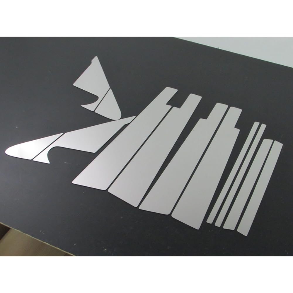 BRIGHTZ Vanguard 33 38 Super Mirror Stainless Plated Pillar Panel 12PC Visor Useful [PIL-SIL-110] ACA33W ACA38W GSA33W ACA33 ACA38 GSA33 ACA GSA A33 A38 30 Vanguard Vanguard 1216
