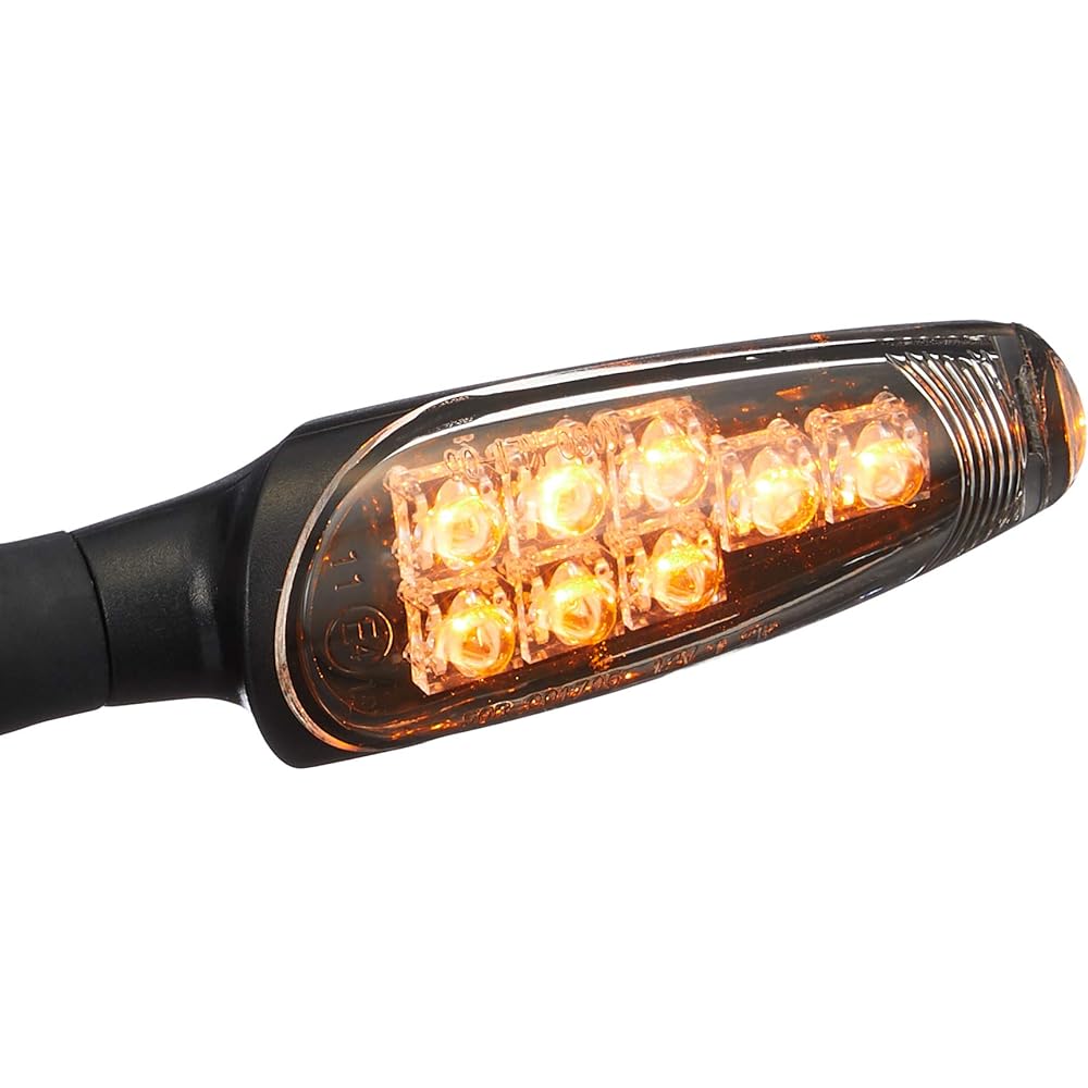 Kijima Motorcycle Parts Turn Signal Lamp TRL LED Clear 12V1.2W 2 Pieces 219-5155 (E Mark Acquired)