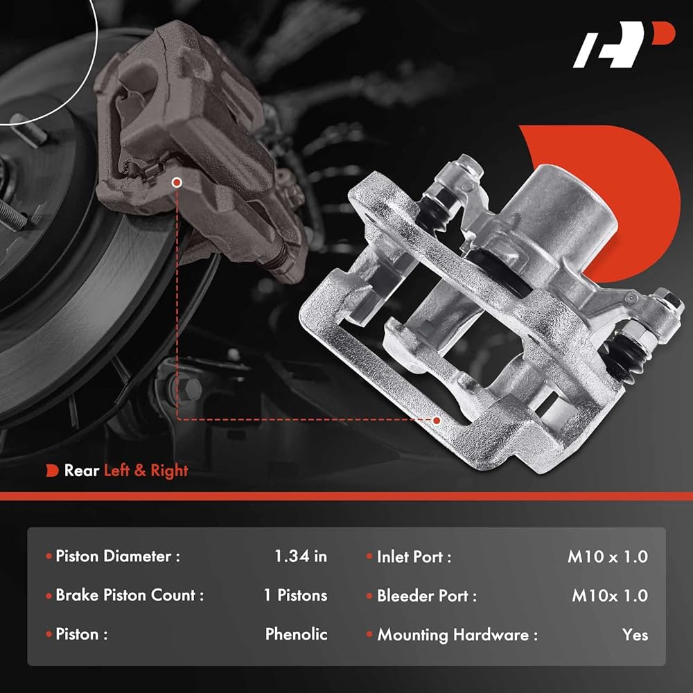 A-PREMIUM Disc Brake Caliper Assembly Bracket Hyundai and some of the Kia-Sonata 2011-2014 Optima 2011-2014-Rear driver and passenger seat side