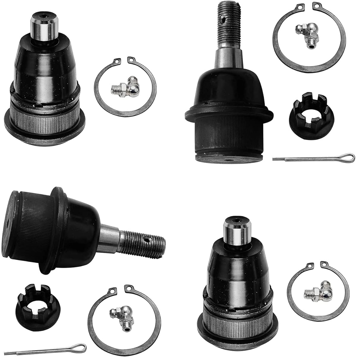 Detroit vehicle axis -all (4) Up and lower ball joints -2004-2007 Bukul Reinia- [2003-2006 Chevrolet SSR] --2002-2009 Chevrolet Trail Blazer- [2002-2007 GMC Emboy] --2003-2008 Isuzu Asender