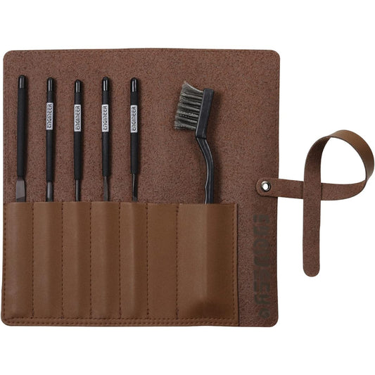 ENGINEER Engineer Jet Black File Set Precision 5 piece set with exclusive leather case TFS-20