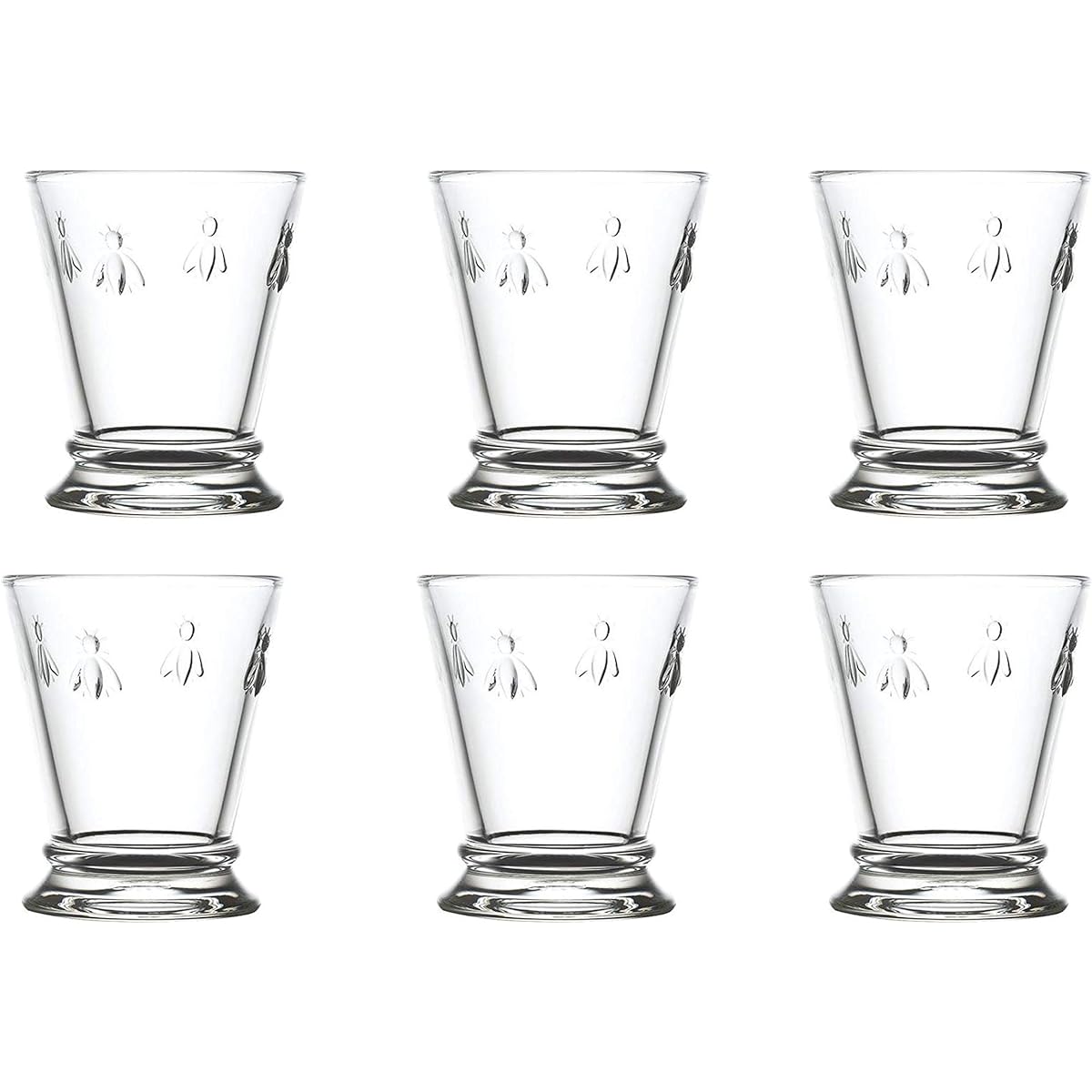 La Rochere Tumbler Clear 180cc Abeille Clear Tumbler 180cc 6 Pieces 614001 Set of 6