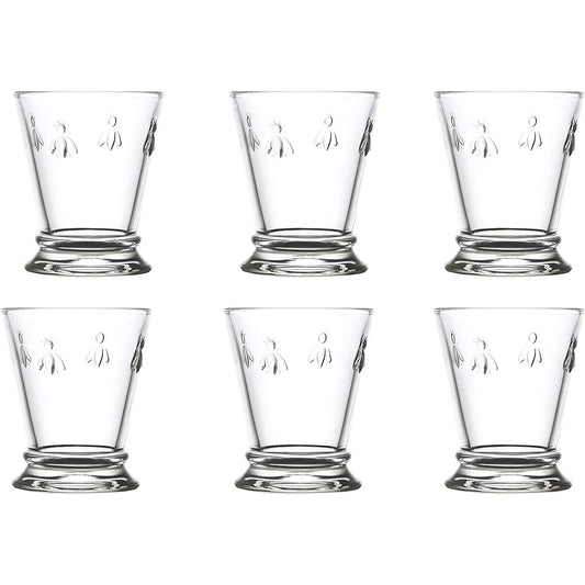 La Rochere Tumbler Clear 180cc Abeille Clear Tumbler 180cc 6 Pieces 614001 Set of 6