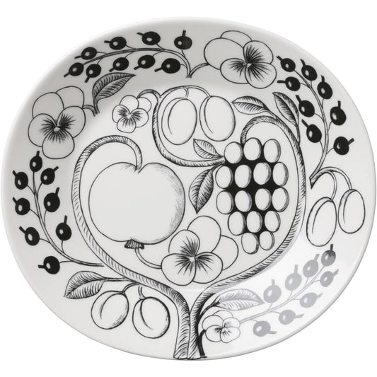 [Regular Imported Product] Arabia Paratissi Oval Plate Dish 24.5cm Black 1005394