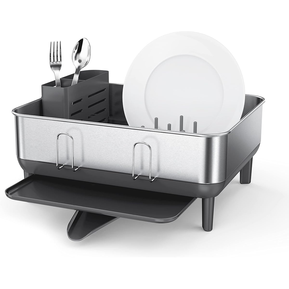 simplehuman compact dish rack gray KT1184DC