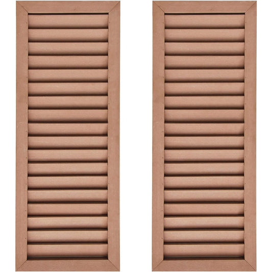igarden iWood Louver Lattice Natural H90cm x W30cm Set of 2 R9030N-02