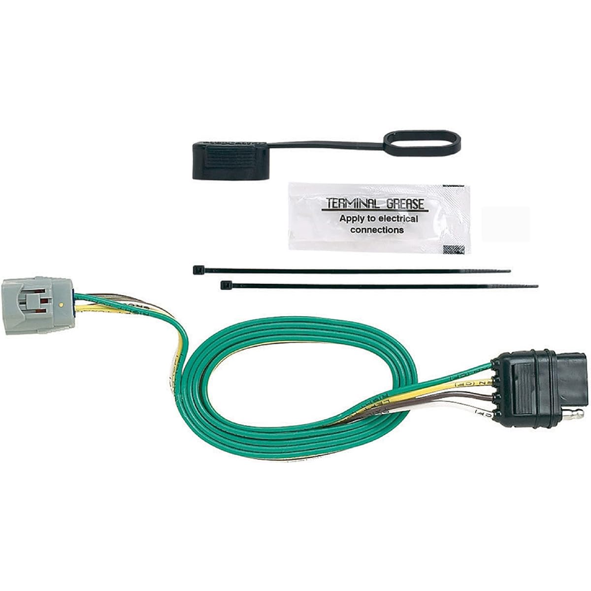 Hopkins 41945 Simple car trailer wiring kit for plugin