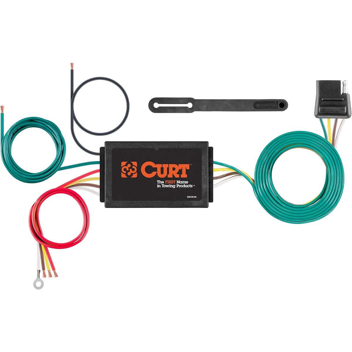 CURT 56190 Power 3-2 Wires Price Intreller Tail Light Converter 4-pin wiring harness Black