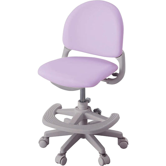 KOIZUMI BestFit Chair CDY-663PR Best Fit Chair Study Swivel Chair PVC Leather-like Purple Pastel Color Size: W520 x D480~545 x H785~895mm SH435~545mm (external size) CDY663 PR