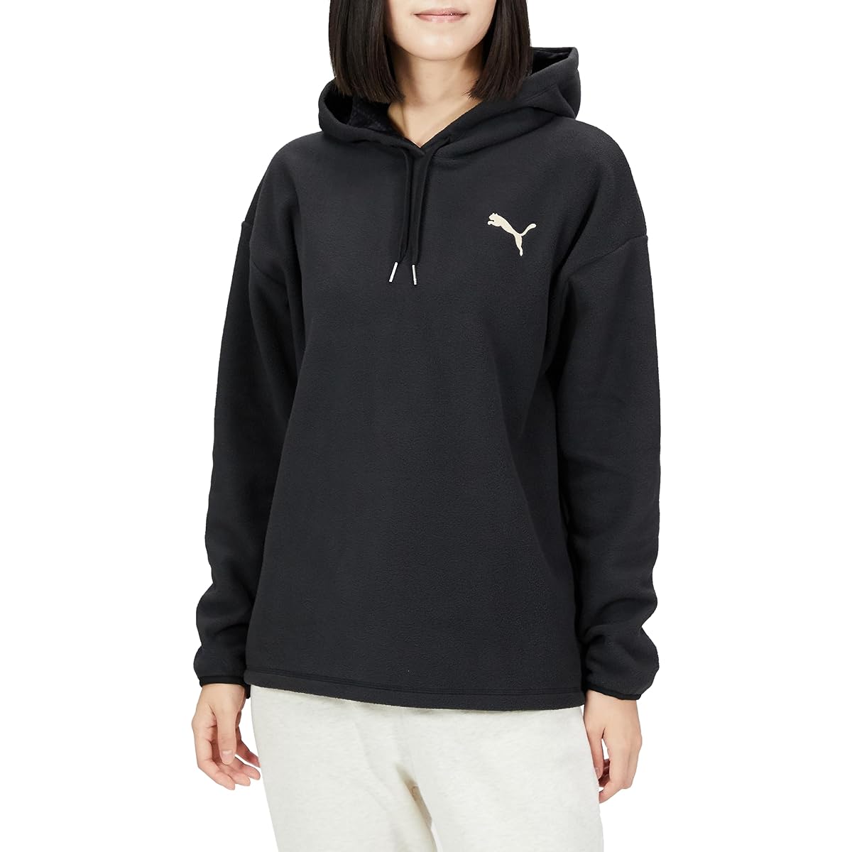 [PUMA] Training Warm Fleece Hoodie Outerwear LOGO LOVE Hoodie 524598 [Worn by Kana Muramoto] Women's