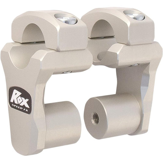 ROX SPEED FX Elite Series Pivot Handle Bar Riser -2 1/8 inch -Natural 1R -P2PPA