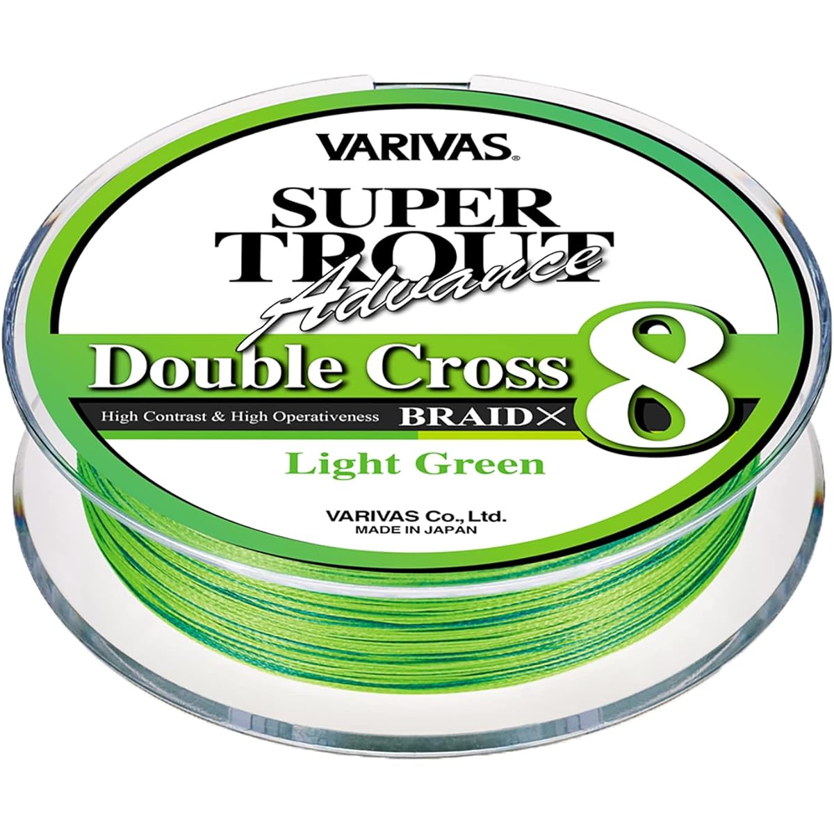 VARIVAS Super Trout Advance Double Cross PE X8 Light Green 100m