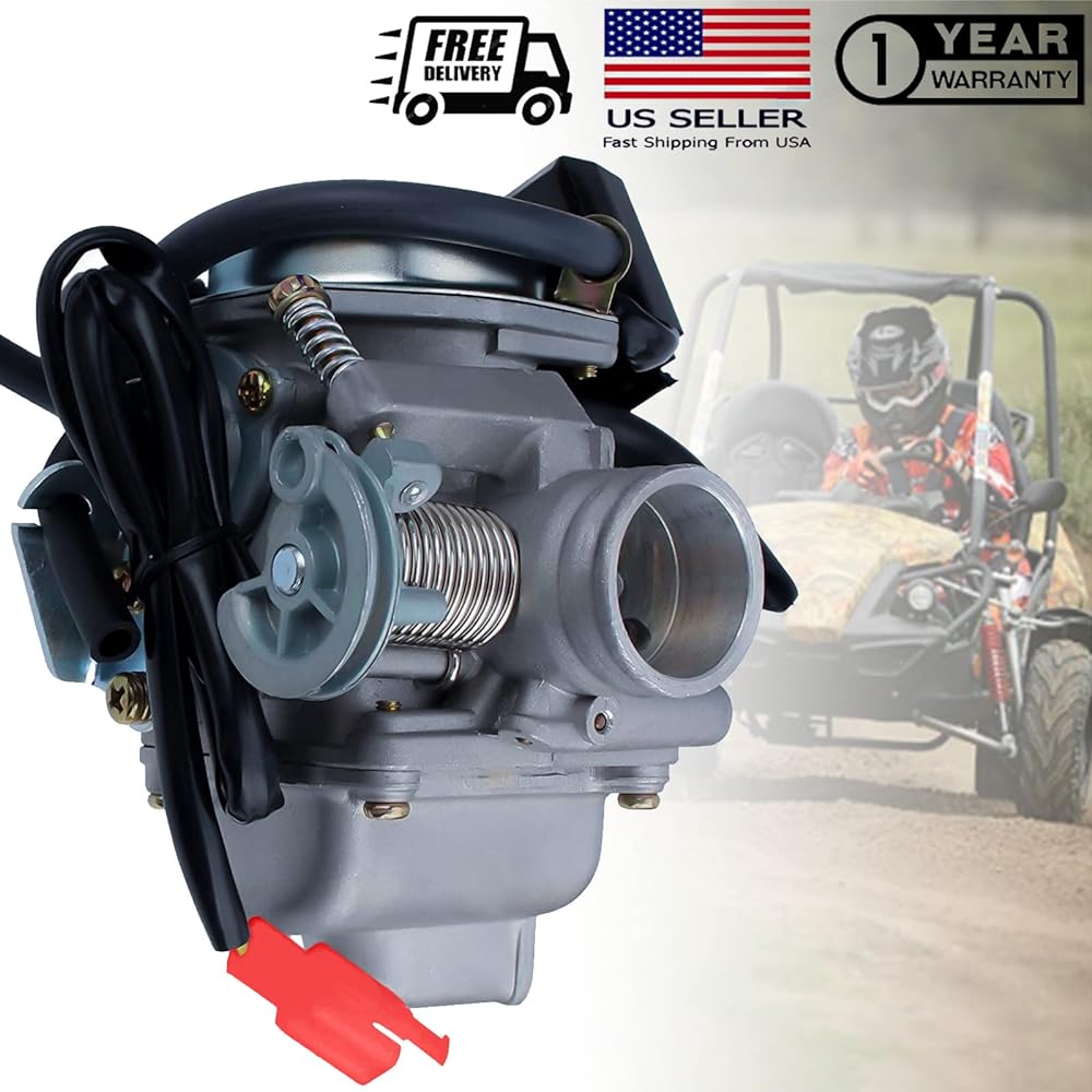 GLENPARTS Carburetor Eton Yukon 150 150cc ATV Quad 4 -wheeled car car carburetor