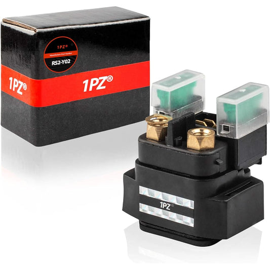 1PZ RS2-Y02 Starter Relay Solenoid Replacement for Yamaha ATV YFM 350 400 450 660 Raptor Grizzly Kodiak Wolverine Big Bear 2002 2003 2004 2005 2006 2007 2008
